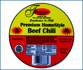 premium homestyle beef chili